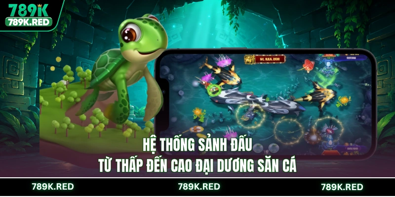 Hệ thống sảnh đấu từ thấp đến cao Đại Dương săn cá